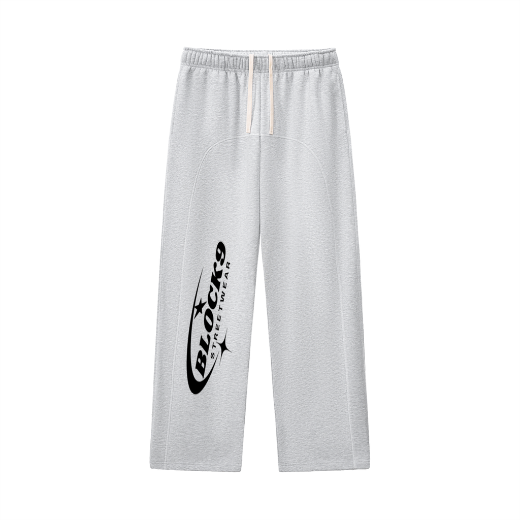 Contrast-Stitched Fleece Sweatpants