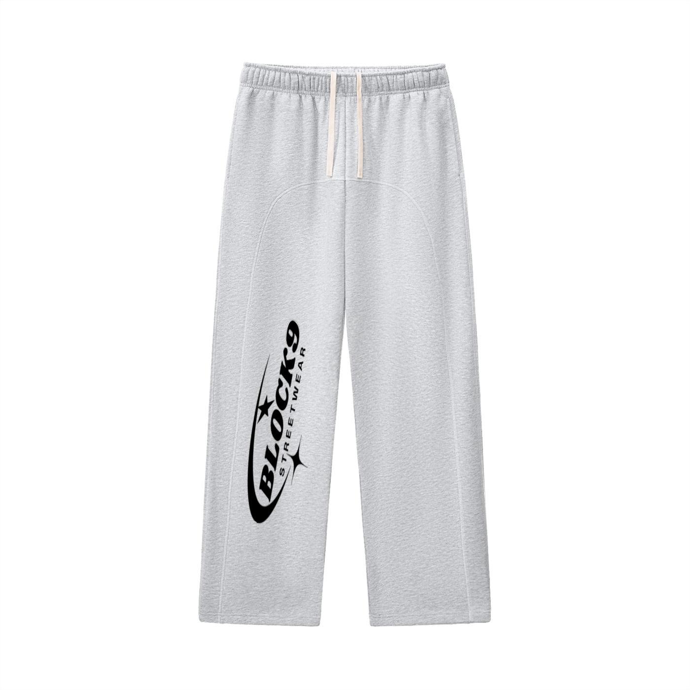 Contrast-Stitched Fleece Sweatpants