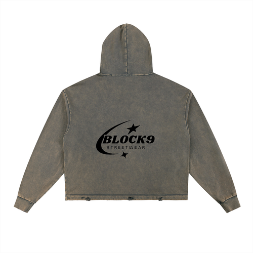 Hoodie délavé vintage